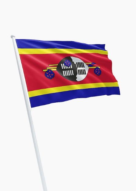 Vlag Swaziland - 100x150cm Spun-Poly